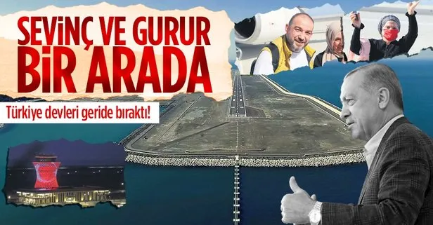 Başkan Erdoğan’ın hizmete açtığı Rize-Artvin Havalimanı ile Rizeliler sevinç ve gurur bir arada yaşandı