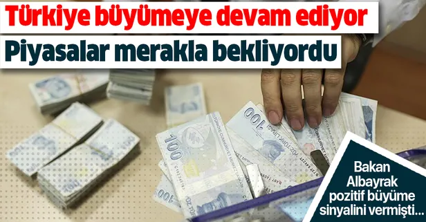 Son dakika: Türkiye ekonomisi büyümeye devam ediyor