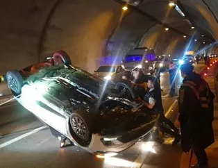 Sinop - Samsun karayolunu trafiğe kapatan kaza