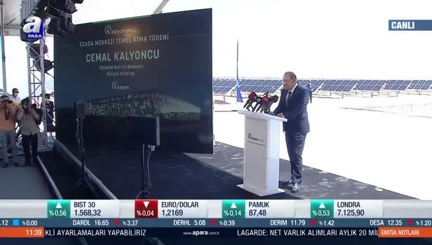 Cemal Kalyoncu: Avrupa’nın ve dünyanın en büyük 5 santralinden biri olacak