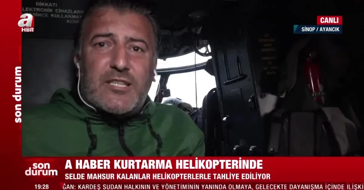 A Haber kurtarma helikopterlerinde
