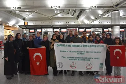Çamlıca Kız Anadolu İmam Hatip Lisesi öğrencileri Türkiye’yi Çin’de temsil etti!!