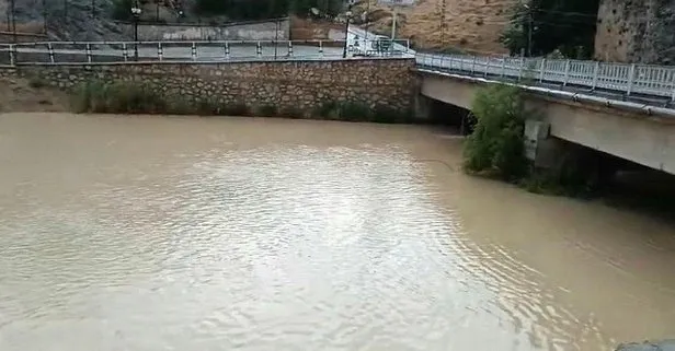 Malatya’nın Darende ilçesinde sağanak etkili oldu