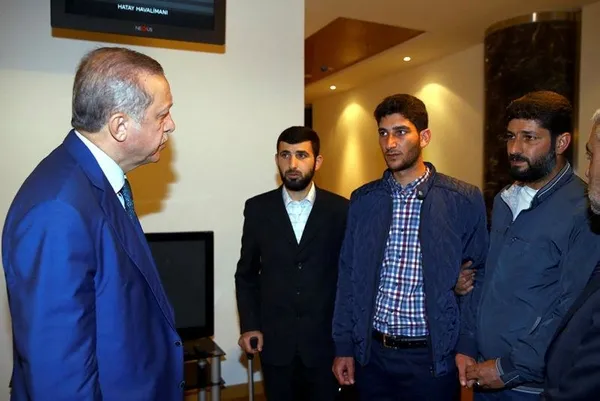 Erdoğan'dan duygulandıran görüşme-2