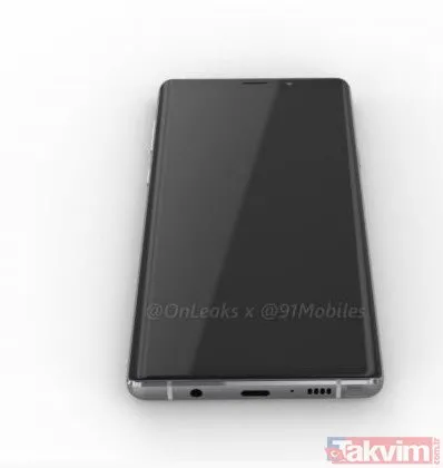 Samsung Galaxy Note 9 ortaya çıktı!  Note 9 böyle görünüyor