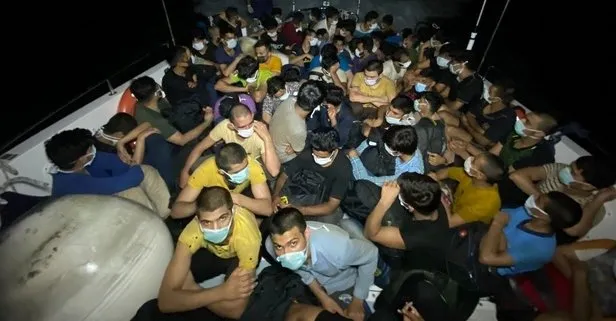 Bodrum açıklarında yelkenli teknede 63 düzensiz göçmen yakalandı! 2 insan kaçakçısı gözaltında