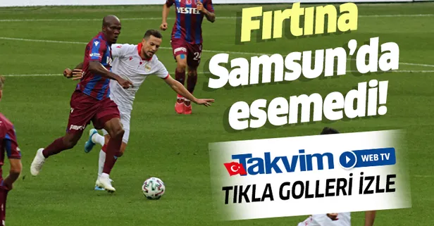 Samsunspor 2-1 Trabzonspor l MAÇ SONUCU