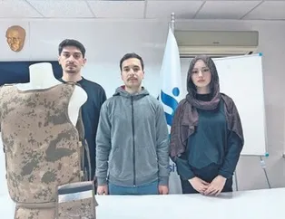 Üniversitelilerden yerli ve hafif balistik yelek!