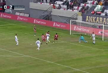 Karşıyaka Ankaragücü maçında 3. gol!