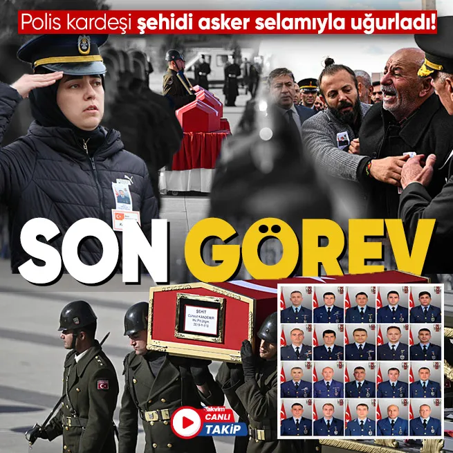 CANLI ANLATIM | Türkiye 20 şehidini ebediyete uğurluyor