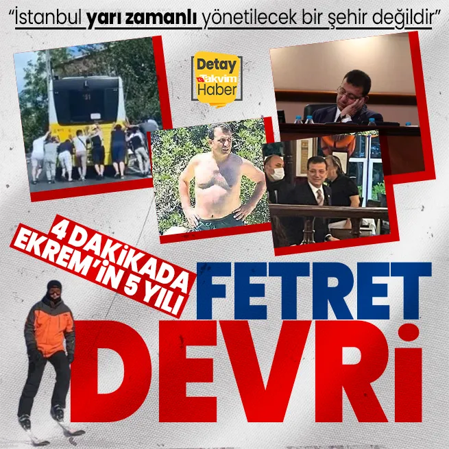 4 dakikada Ekrem İmamoğlunun 5 yılı! Arızalar, İhale kıyakları bitmeyen tatiller... İstanbul, yarı zamanlı yönetilecek bir şehir değildir