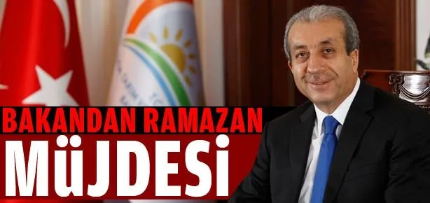 Bakandan Ramazan müjdesi