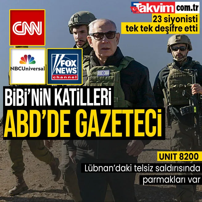 Netanyahunun askerleri ABDde gazeteci! Kimi İsrail ordusundan kimi istihbarat ajansından: Takvim.com.tr tek tek deşifre etti