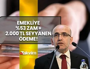 Emekliye %53 + 2.000 TL seyyanen zam çıktı! 7.500 TL alan SGK-SSK, Esnaf, Bağkurlunun en düşük emekli maaş oranı belirlendi! 5 ila 10luk Refah Payı dahil...