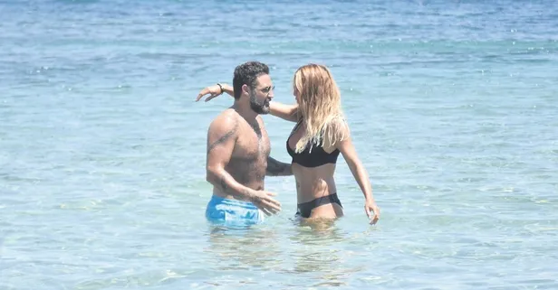 İvana Sert ile sevgilisi Tarhan Telli Bozcaada'da aşka geldi