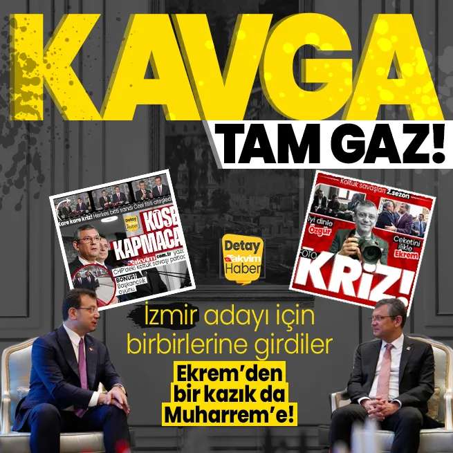 Özgür Özel ile Ekrem İmamoğlu arasında gerilim büyüyor: İzmir ve İstanbulda aday savaşları! Bir kazık da Muharrem İnceye!