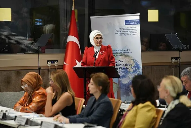 Emine Erdoğan "Sıfır Atık" tecrübesini BM'de anlattı - 1