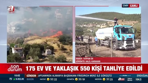 Aliağa yangınına müdahalede 20. saat!