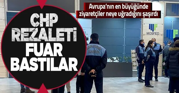 Avrupa’nın en büyük mobilya fuarında CHP’li belediyeden skandal uygulama: Zabıtalarla baskına geldiler!