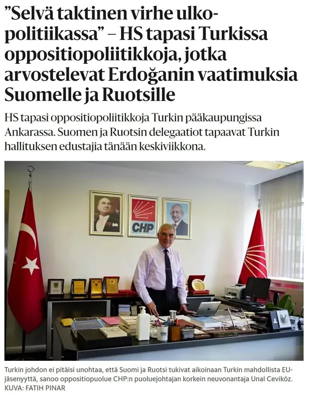 CHP'li Ünal Çeviköz Türkiye'yi Finlandiya medyasına şikayet etti! AK Parti'den çok sert tepki-3