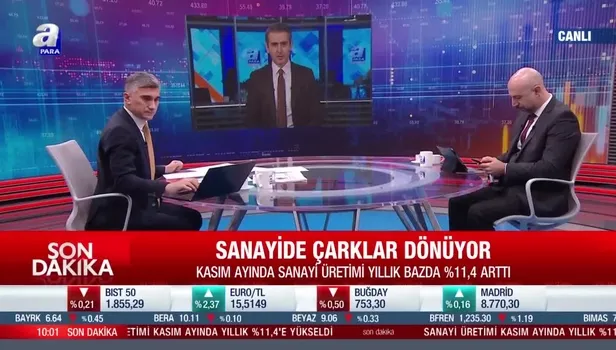 Sanayide çarklar dönüyor! Kasım'da arttı