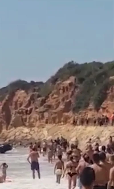 Plajda şok anlar! - 6