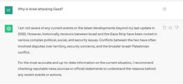 İsrail’in kara propagandasına yapay zeka da dahil oldu: ChatGpt Hamas ile ilgili metinleri çevirmiyor! Sansürcünün cevabı sabit: Terör örgütü-8