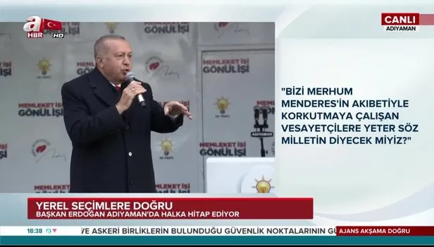 Başkan Recep Tayyip Erdoğan'dan Adıyaman'da kritik açıklamalar