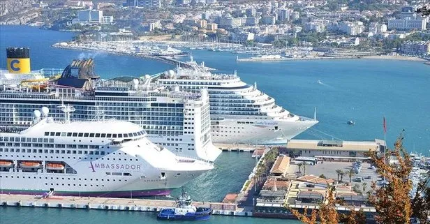 Türk limanlarına gelen kruvaziyer yolcu sayısında rekor artış!