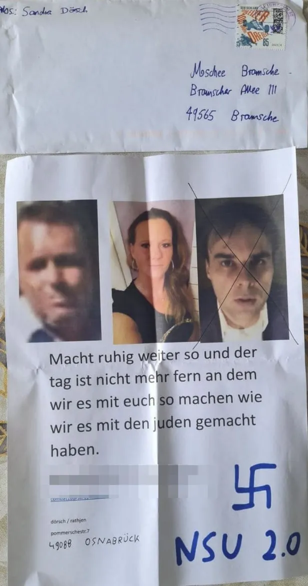 Almanya'da camiye tehdit mektubu: "Yahudilere yaptığımızı size de yapacağız"-1