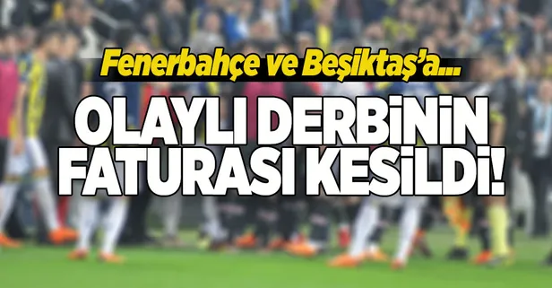 PFDK derbinin cezalarını açıkladı