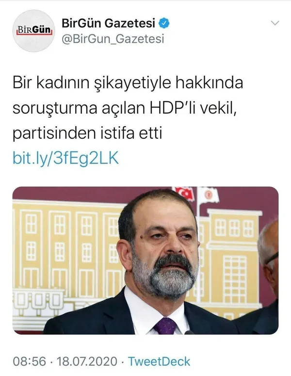 HDP’li tecavüzcü vekil Tuma Çelik sosyal medya hesaplarında kadın hakları naraları atmış