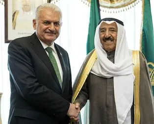 Başbakan Yıldırım; Kuveyt Emiri ile görüştü!