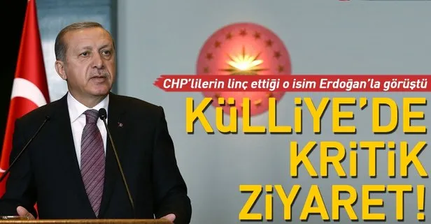 CHP’li Kesici Erdoğan’ı ziyaret etti