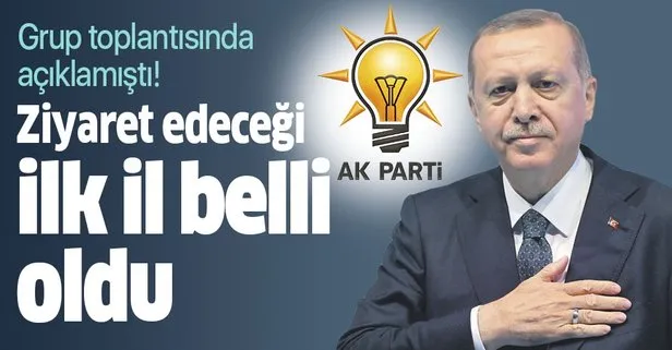 Başkan Erdoğan'ın bayram sonrası ziyaret edeceği ilk il belli oldu