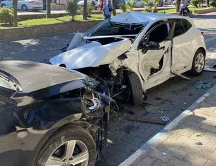 Antalya'da freni bozulan minibüs dehşet saçtı! Ortalık savaş alanına döndü