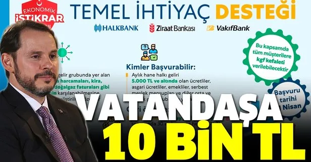 Vatandaşa 10 bin TL