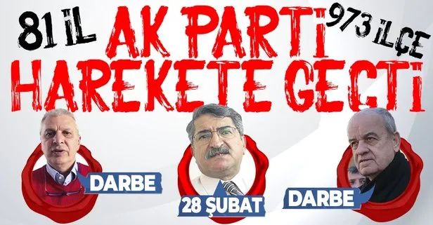 SON DAKİKA: AK Parti’nin tüm teşkilatları İlker Başbuğ Can Ataklı ve Fikri Sağlar hakkında suç duyurusunda bulundu
