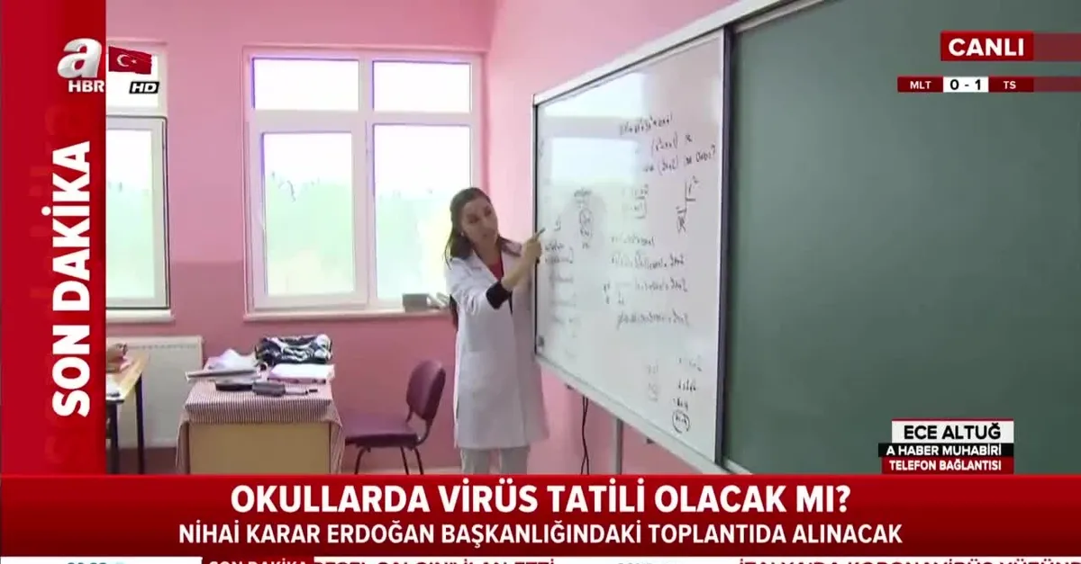 Okullarda koronavirüs tatili olacak mı? Gözler Erdoğan başkanlığındaki toplantıya çevrildi