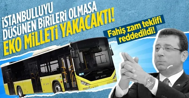SON DAKİKA! İstanbul’da toplu taşıma ve servis ücretlerine fahiş zam teklifi UKOME tarafından reddedildi