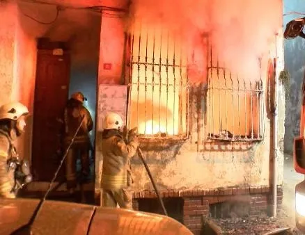 Alevler arasında ölüm kalım savaşı!