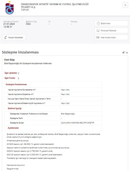 Son dakika haberi... Trabzonspor, Bilal Başacıkoğlu transferini KAP'a bildirdi-3