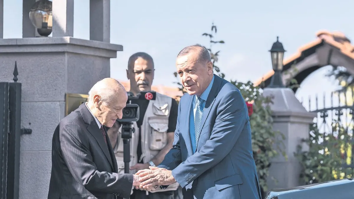 Başkan Erdoğan, MHP Genel Başkanı Bahçeli’yi ziyaret etti