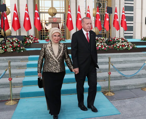 Son dakika: Külliye'de '30 Ağustos Zafer Bayramı Resepsiyonu'! Başkan Erdoğan'dan önemli açıklamalar-1