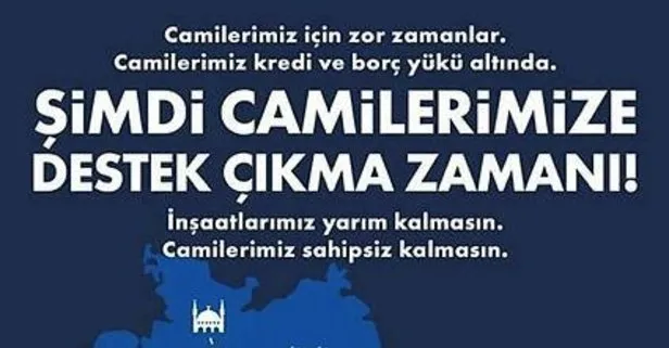 DİTİB'den virüsten etkilenen camilere yardım