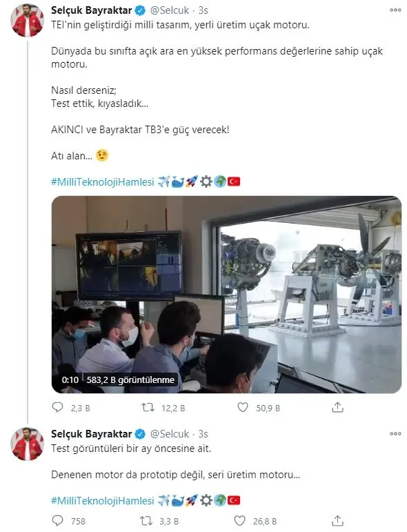 selcuk-bayraktar-yerliucakmotoru-akinci-ve-bayraktar-tb3e-guc-verecek-1604000787954.jpg Selçuk Bayraktar'dan yersiz düşmanlara: Yerli uçak motoru Akıncı ve Bayraktar TB3'e güç verecek-3