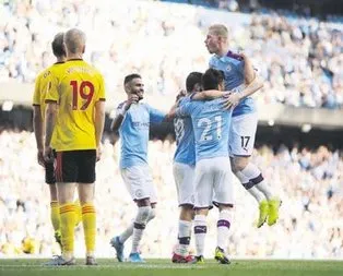 Manchester City Watford’u ezdi geçti