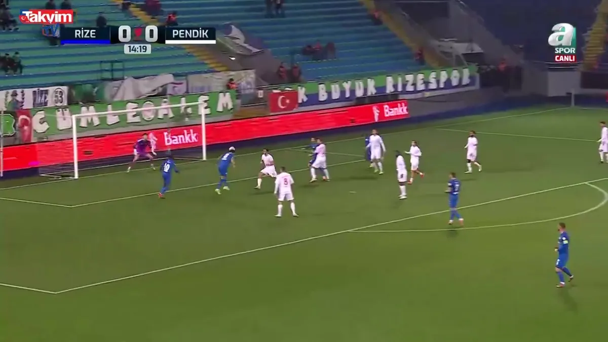 GOL: Rizespor 1 - 0 Pendikspor | Samet Akaydın