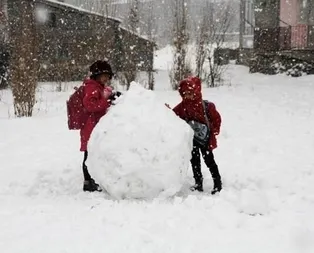 O ilde okullara kar tatili