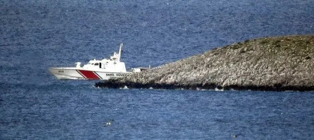 Sahil güvenlik Yunan botlarını kovaladı